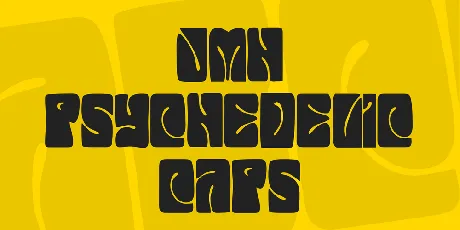 JMH Psychedelic CAPS font