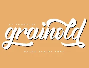 Grainold Demo font