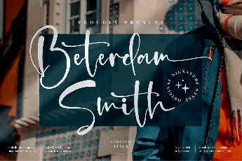 Beterdam Smith font