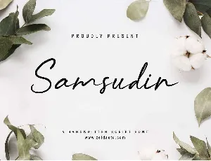 Samsudin font