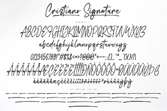 Cristiano Signature font