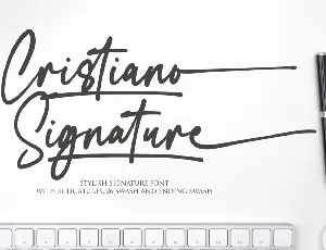 Cristiano Signature font