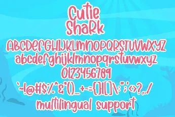 Cutie Shark font