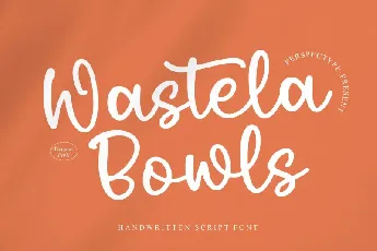 Wastela Bowls font