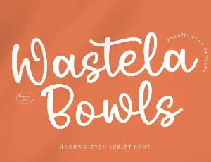 Wastela Bowls font