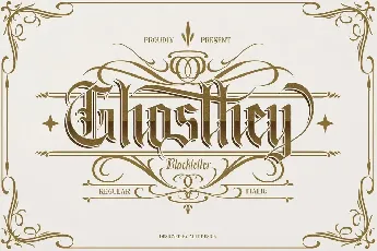 Ghosthey Blackletter font