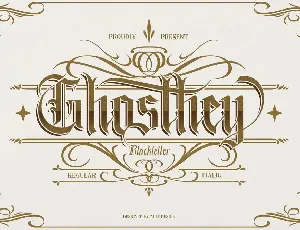 Ghosthey Blackletter font