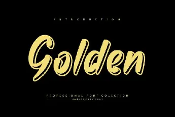 Golden Display font