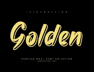 Golden Display font