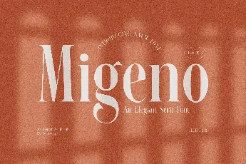 Migeno font