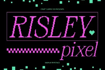 Risley Pixel font