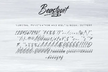 Beastquit font