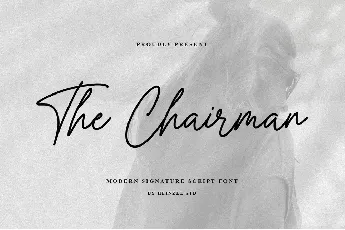 The Chairman font