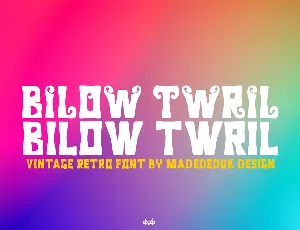 Billow Twril Demo font