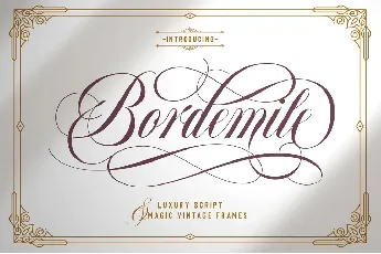 Bordemile font