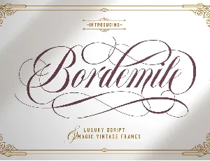 Bordemile font