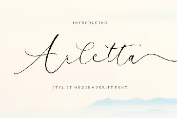 Arletta Script font