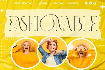 Fashionable â€“ Elegant Serif font