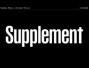 FT Supplement Family font