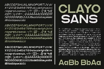 Clayo font