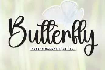 Butterfly Script Typeface font