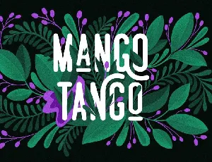 Mango Tango font