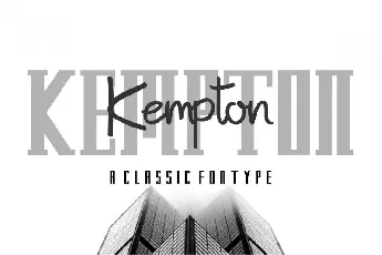 Kempton Typeface font