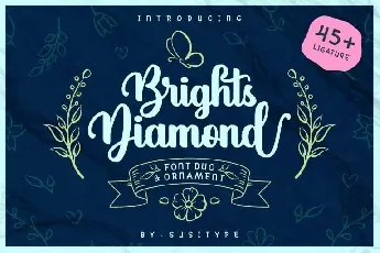 Brights Diamond Script font