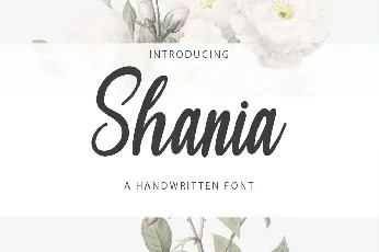 Shania font