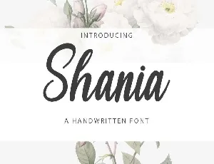 Shania font