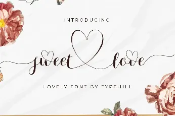 Sweet Love Script font