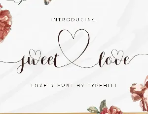 Sweet Love Script font