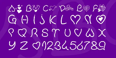 PW Valentine Love font