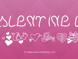 PW Valentine Love font