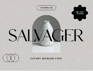 Salvager font