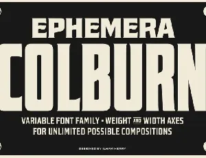 EFCO Colburn font