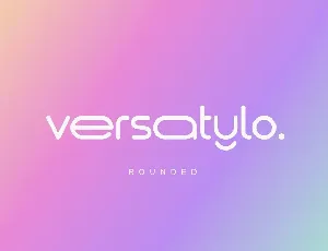 Versatylo Rounded Display font