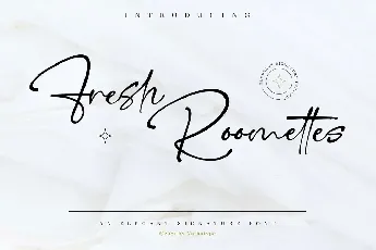 Fresh Roomettes font