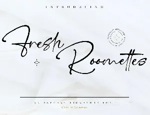 Fresh Roomettes font