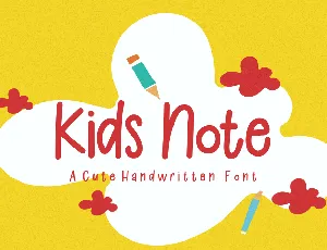 Kids Note – Playful font