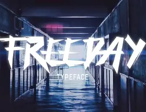 Freeday Brush font