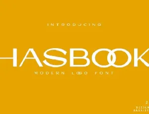 Hasbook font