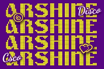 Arshine Disco font