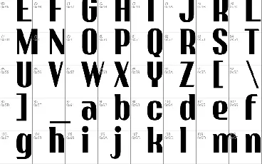 Nailhead font