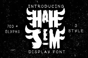 Hah Sem Display font