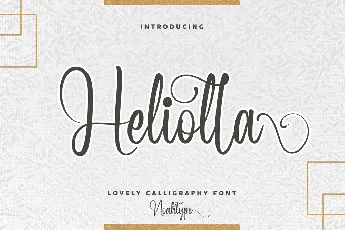 Heliolla Demo font