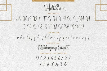 Heliolla Demo font