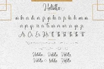 Heliolla Demo font