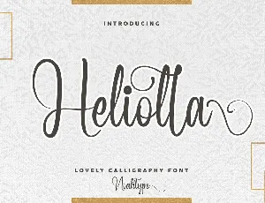 Heliolla Demo font