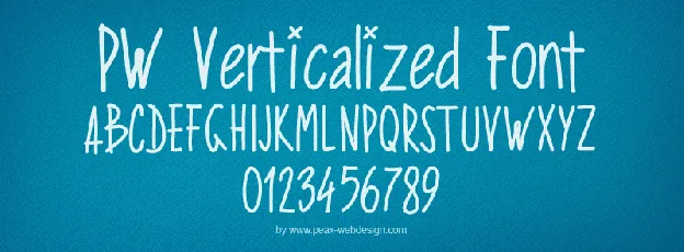 PWVerticalized font